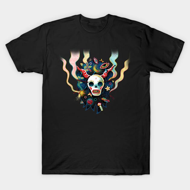 eye skull of god T-Shirt by OniSweet